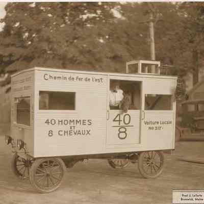 40 and 8 wagon