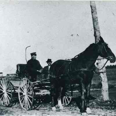 Charles D. Stover Driving the Mail