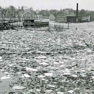 Androscoggin River during the 1936 Flood