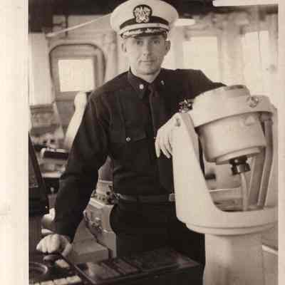 A photo view of a Naval Officer from BNAS.