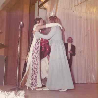 1973 Brunswick Teen Queen Althea Kinney presented Agnes Racine