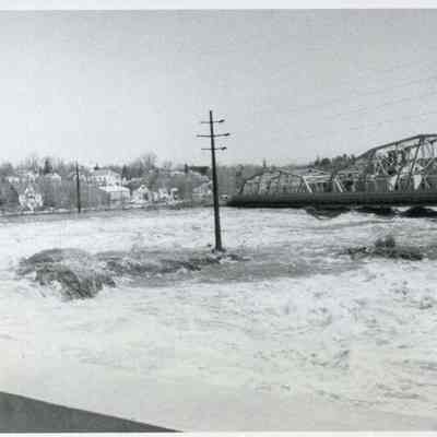 1987 Androscoggin River Flood Frank J. Wood Bridge