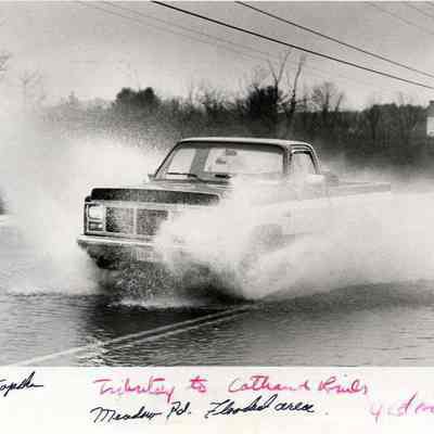Flooded Meadow Road