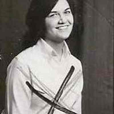 A B/W photograph selected from a group of contact prints. Don't know who she is.