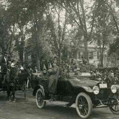 A parade about 1916.