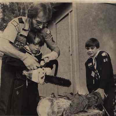 A photo view of Dan Oliver and Todd Sherman. 11/2/1981