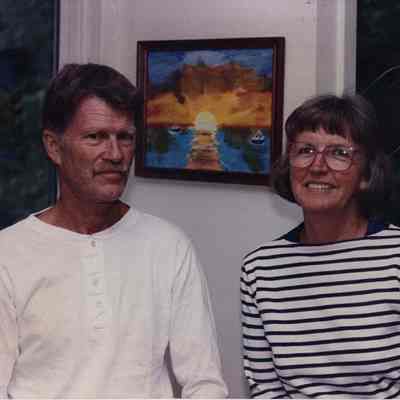 A photo view of Rose and Haven Whiteside. 6/5/1991.