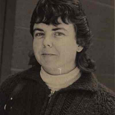 A photo view of Millicent Johnson. 3/7/1975.