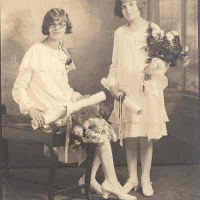 A photo of Leona and Evelyn St. Pierre.