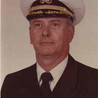 A photo view of Cdr. William J. Locke. 4/2/1980.