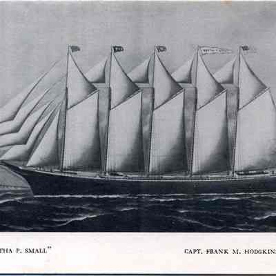 Five-Masted Schooner "Martha P. Small"