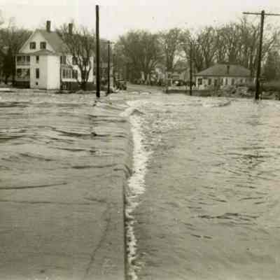 Main Street Topsham during the 1936 flood