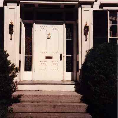 A photo of the Harriet Beecher Stowe House.