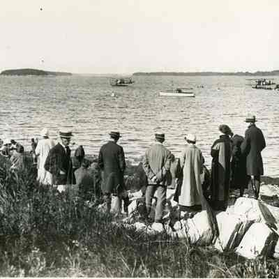 Sea planes "Chicago" and "Boston II" at Mere Point, Brunswick