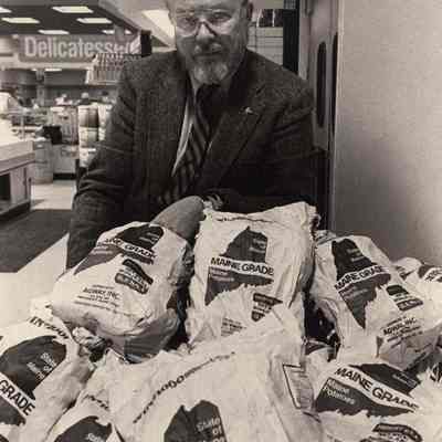 A photo view of Bernard Rogan. 3/27/1990.