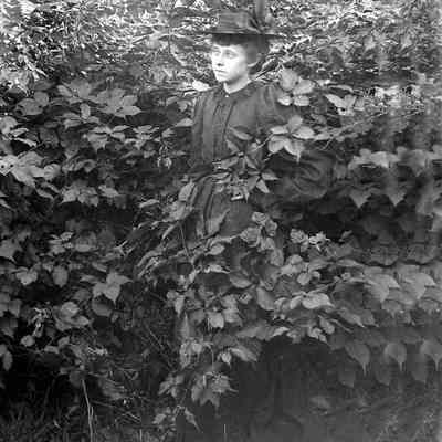 Unknown Woman in the Garden