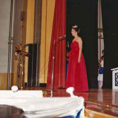 A color photograph of 1982 Miss Brunswick Kristi Kaknes