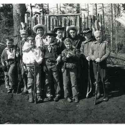 Members of Apache Fort Stockade of Orr's Island