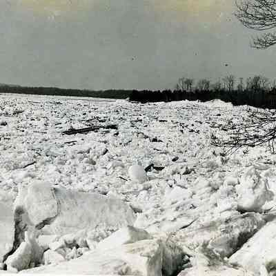 Ice on the River from the 1936 Flood