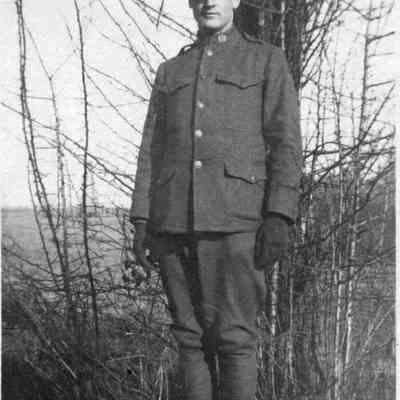 A photo of Herbert N. Skolfield in WW I uniform.