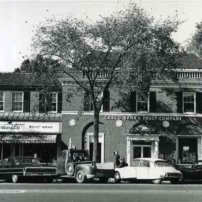 A photo of 120-112 Maine St. c. 1967.