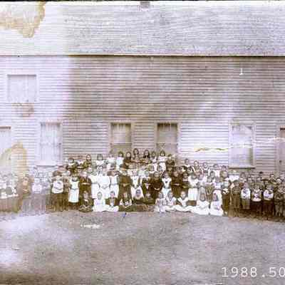 Photo of the St. John's School and students.