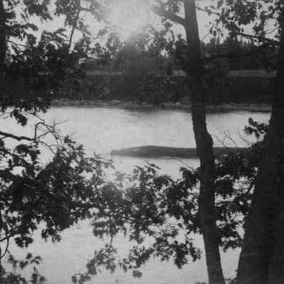 A photo of the Cove behind the Domhegan House.