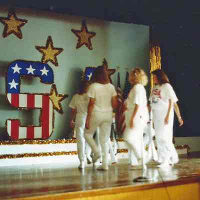 The opening number with a gun routine.