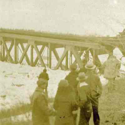 Washed Out Railroad Bridge