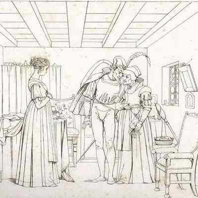 Man and Two Women