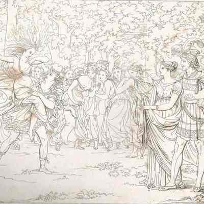 People in a Garden