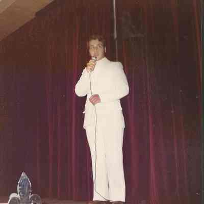 Paul Bergeron singing "Those Were The Days"