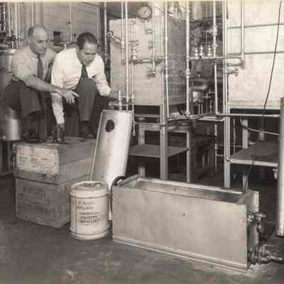 James W. Jean and Unidentified Man