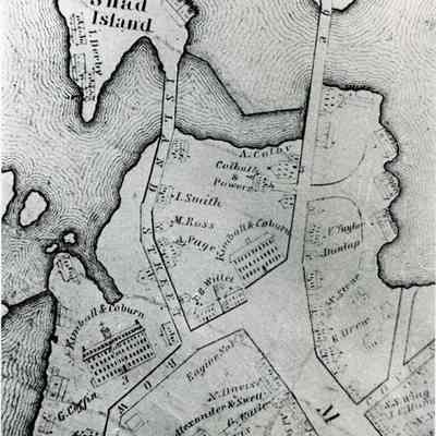 Section of the 1846 map
