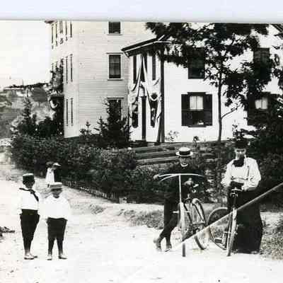 Children and Bicycles on Swett Street