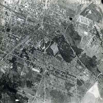 An aerial photo of Brunswick. 5/4/1953.