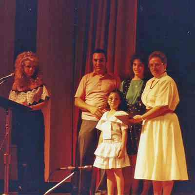 Junior, Chrissie, Charlene & Catherine Gagne.