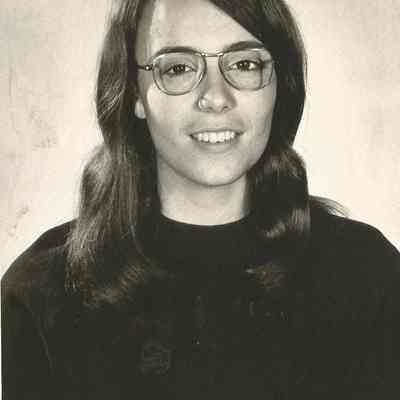 A B/W photograph of Irene Bolduc.