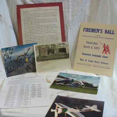 Brunswick Fire Department Ephemera