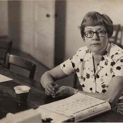 A photo view of Gloria Horridge. 6/2/1976.