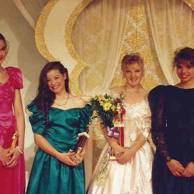 Charity Edwards, Mara Kane, Teen Queen Michele Byras & Courtney Garrison.