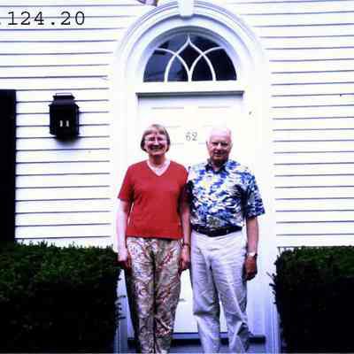 A photo of Mary Ann and Austin Treworgy at 62 Federal Street.