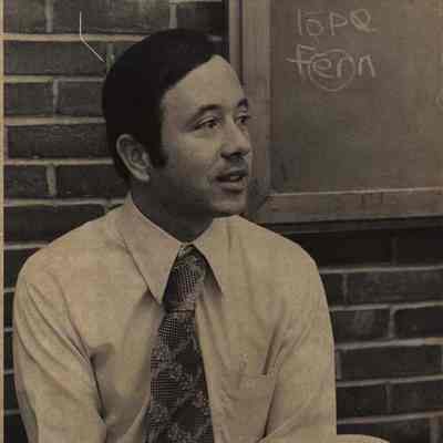 A photo view of Mark MacLean. 11/14/1975.