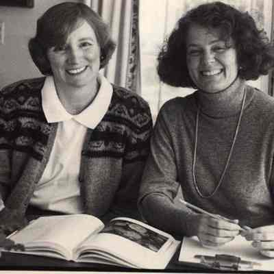 A photo view of Mary Treworgy & Blythe Edwards.