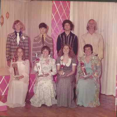 The Teen Queen Contestants and their escort at the Ball