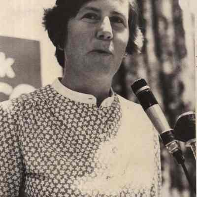 A photo view of Sherry Huber. 5/27/1982.