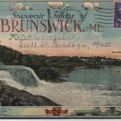 Souvenir Postcard Folder of Brunswick