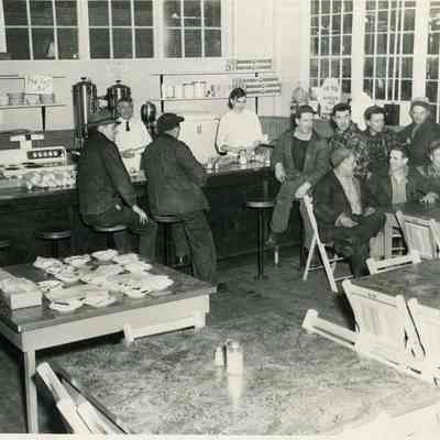 Verney Mill Lunchroom and some Yard Workers