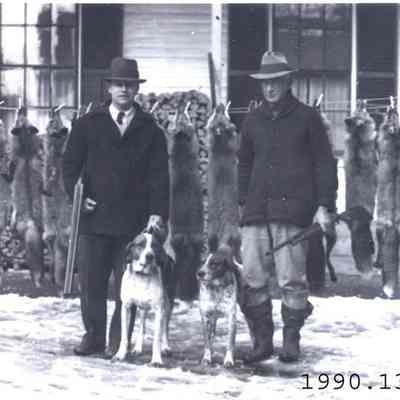 Thomas Randall & Ludger Messier and the foxes they shot