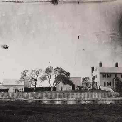 A photo of the Harding Farm.